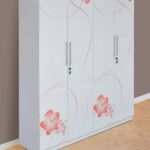Fresno-Four-Door-Wardrobe-in-White-Orange-Colour-by-Parin02-600x764